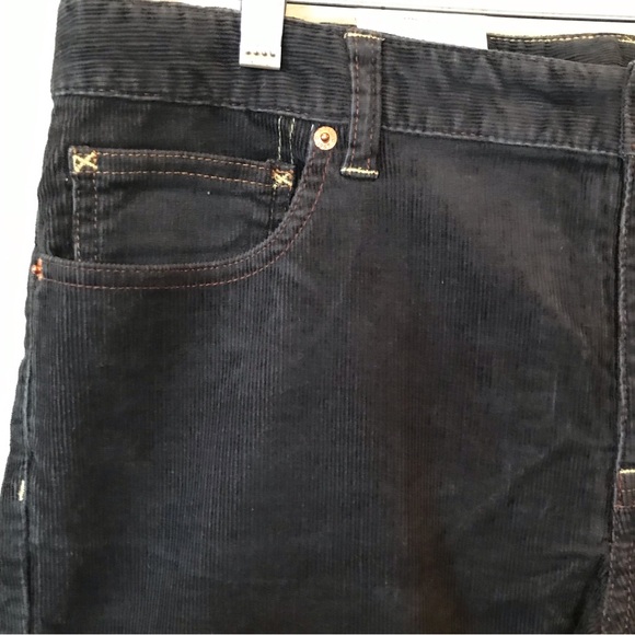 Polo Jeans Co. Ralph Lauren Indigo Navy Stretch Corduroy Pants Sixe 14x32 - Picture 4 of 15